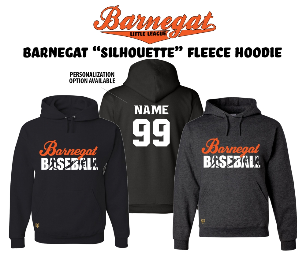 BARNEGAT LITTLE LEAGUE SILHOUETTE FLEECE HOODIE