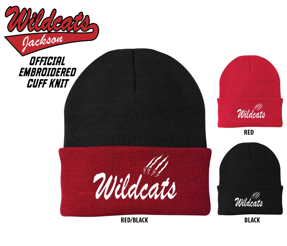 WILDCATS EMBROIDERED CUFF KNIT by PACER