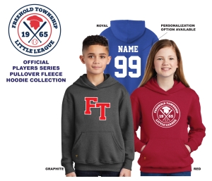 FTLL OFFICIAL PLAYER SERIES FLEECE PULLOVER HOODIE COLLECTION by PACER