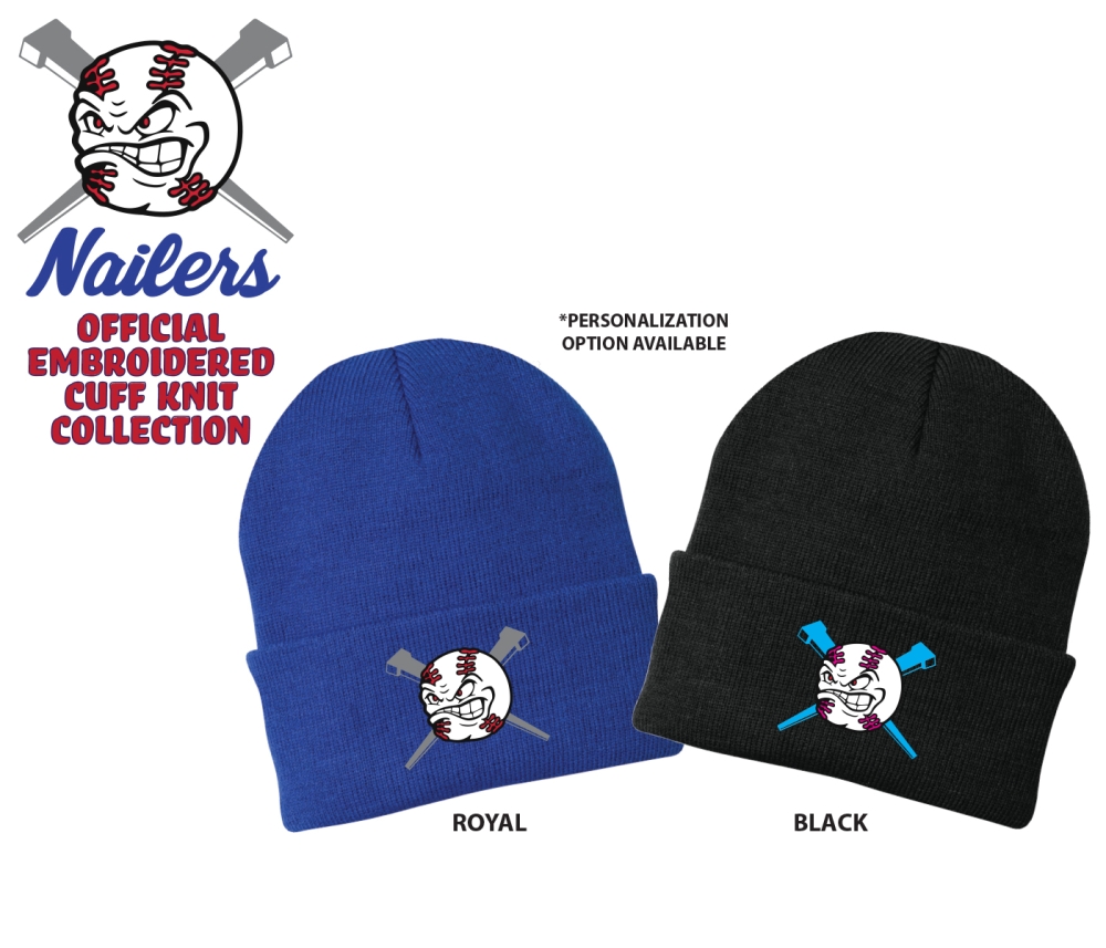 NAILERS OFFICIAL EMBROIDERED CUFF KNIT COLLECTION by PACER