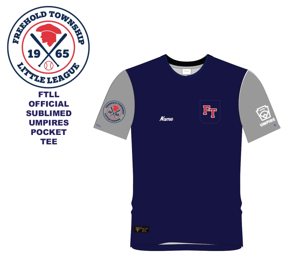 FTLL OFFICIAL SUBLIMATED UMPIRES PERFORMANCE TEE by PACER