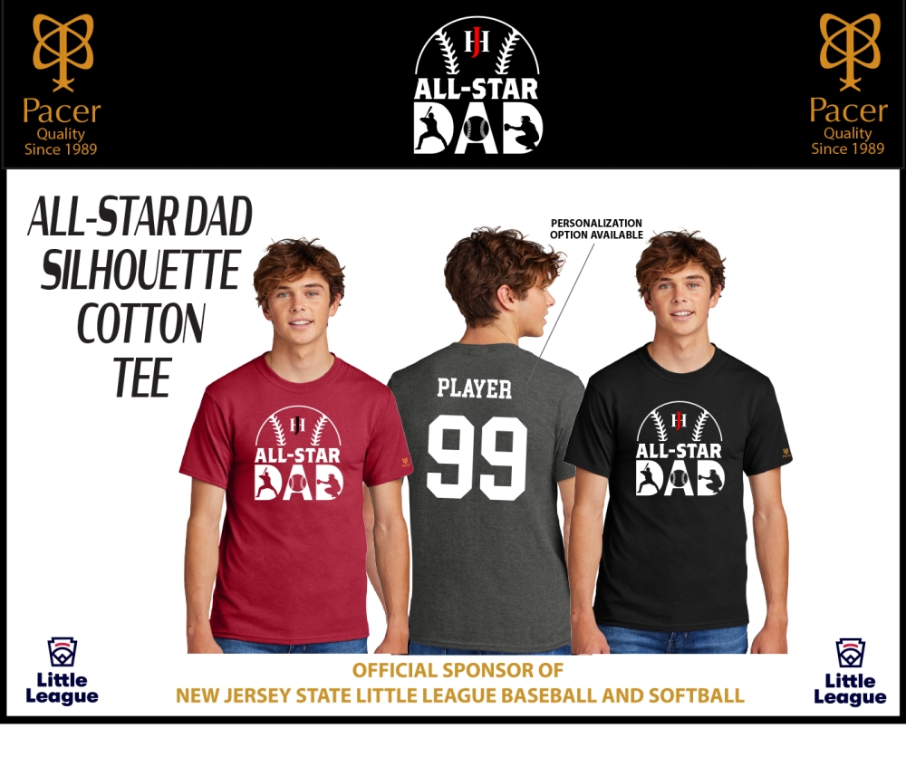 JHLL OFFICIAL ALL-STAR DAD SILHOUETTE COTTON TEE COLLECTION by PACER
