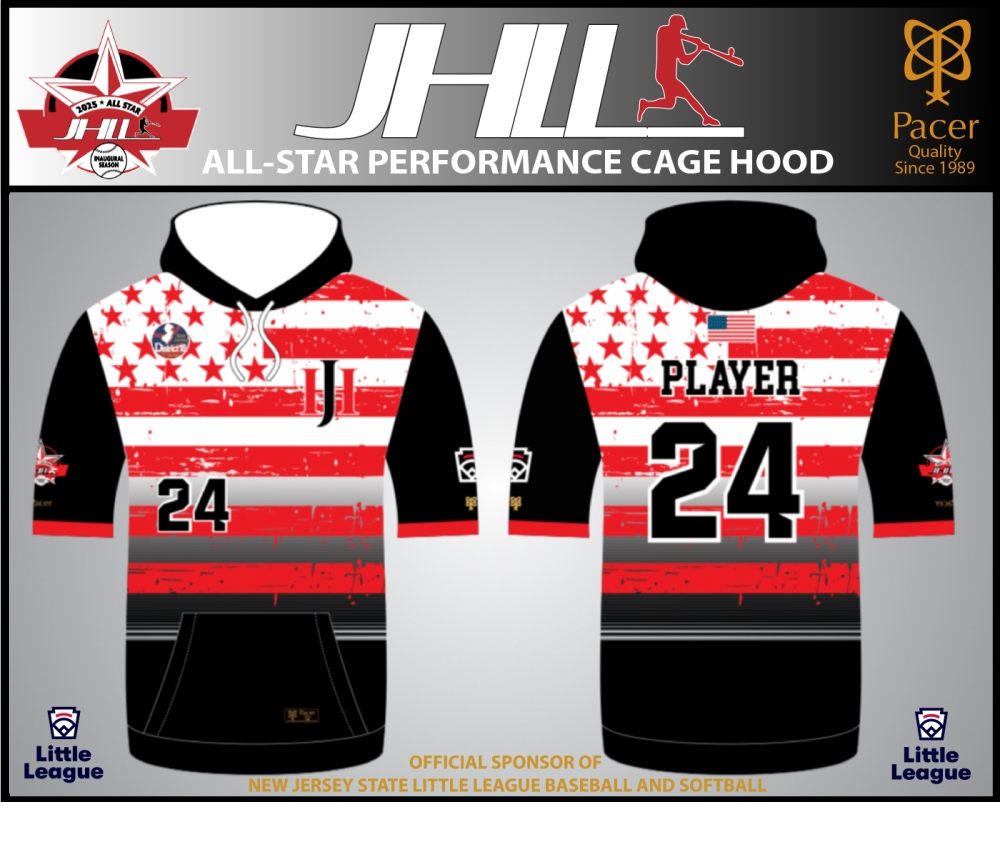 JHLL ALL-STARS PERFORMANCE SHORT SLEEVE CAGE HOODIE by PACER