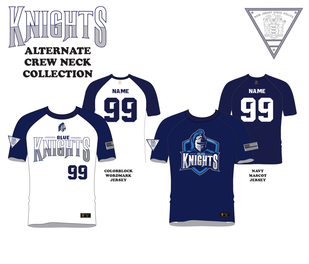 BLUE KNIGHTS SUBLIMATED ALTERNATE CREW NECK COLLECTION by PACER