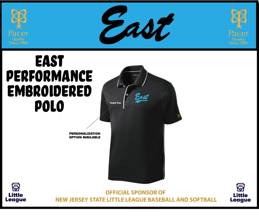 TRELL EMBROIDERED PERFORMANCE POLO by Pacer