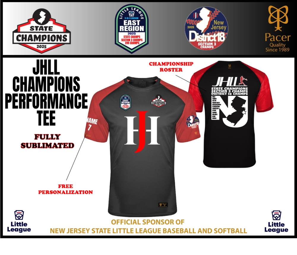 JHLL OFFICIAL CHAMPIONSHIP C-BLOCK ROSTER TEE by PACER