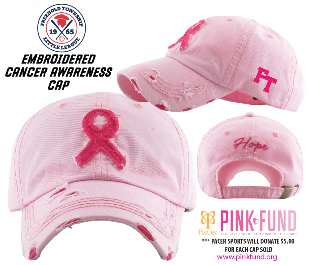 FTLL CANCER AWARENESS DISTRESSED PINK-FUND CAP by PACER