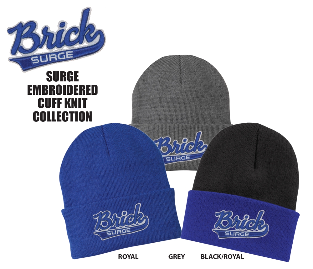 SURGE OFFICIAL EMBROIDERED CUFF KNIT COLLECTION by PACER