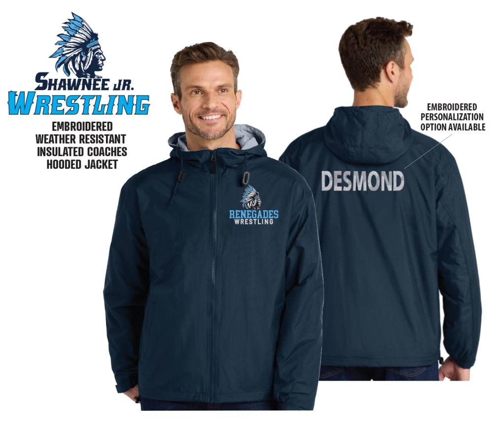 RENEGADES EMBROIDERED INSULATED COACHES HOODED JACKET by PACER