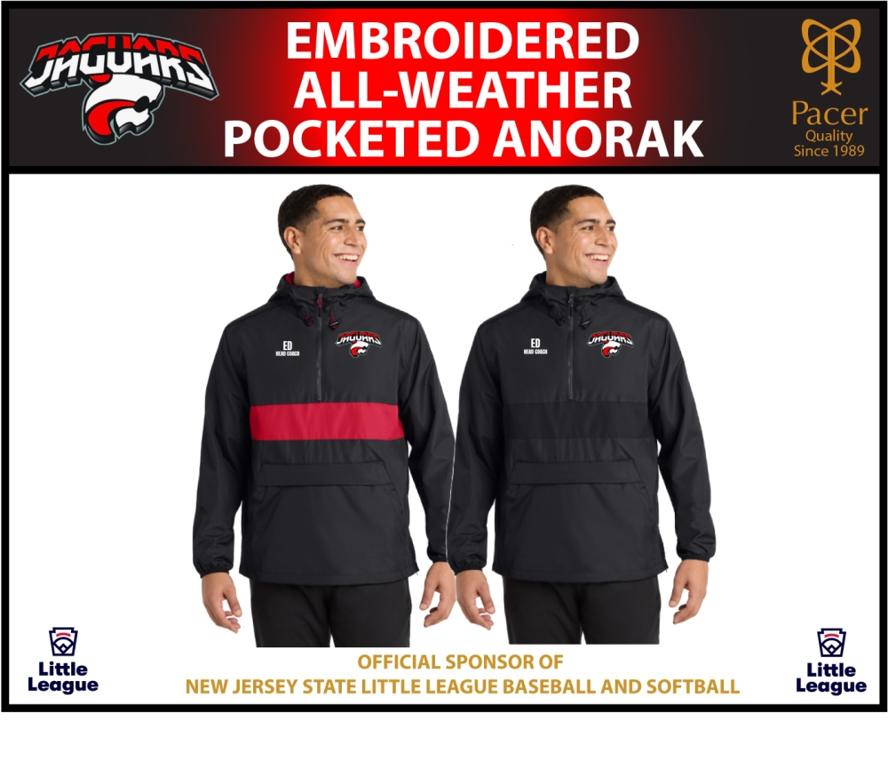 JYFC EMBROIDERED ALL-WEATHER POCKETED ANORAK by PACER
