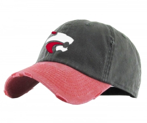 JMHS LIQUID CHROME JAG HEAD DISTRESSED DAD HATS by PACER