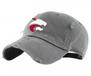 JMHS LIQUID CHROME JAG HEAD DISTRESSED DAD HATS by PACER