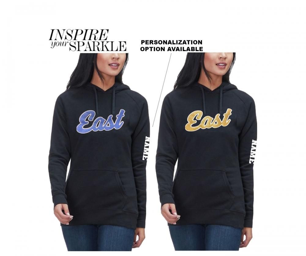 OFFICIAL GLITTER FLEECE PULL OVER HOODIE by PACER