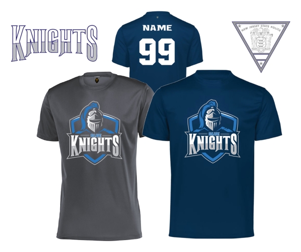BLUE KNIGHTS 100% SUBLIMATED PERFORMANCE SHORT SLEEVE PLAYERS TEE by PACER
