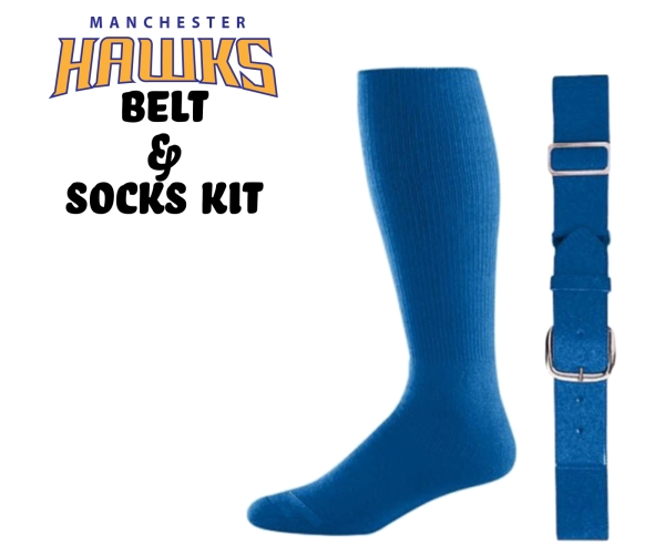 MANCHESTER HAWKS OFFICIAL BELT & SOCKS KIT by PACER