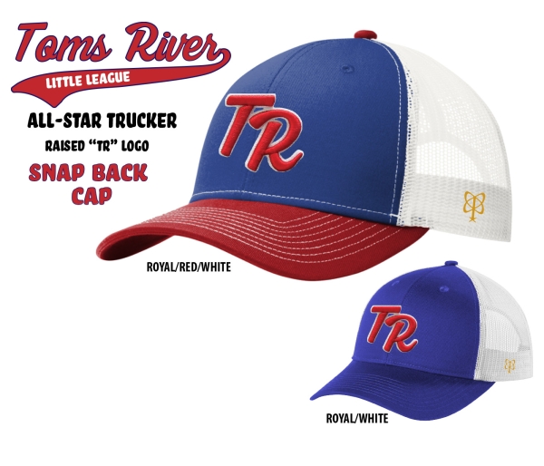 TOMS RIVER LITTLE LEAGUE ALL STAR REPLICA TRUCKER CAP by PACER