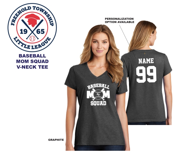 FTLL OFFICIAL MOM SQUAD COTTON V-NECK TEE by PACER