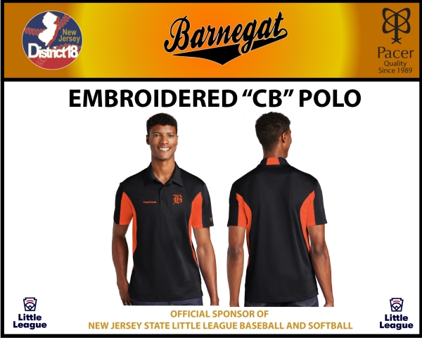 BLL EMBROIDERED CB POLO SHIRT by PACER