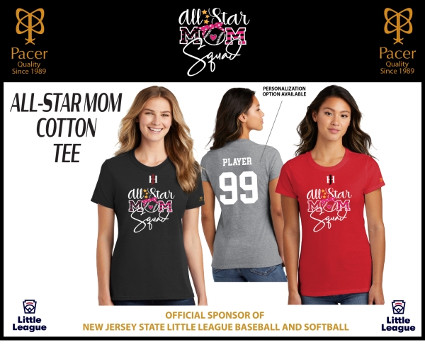 JHLL ALL-STAR MOM COTTON TEE by PACER