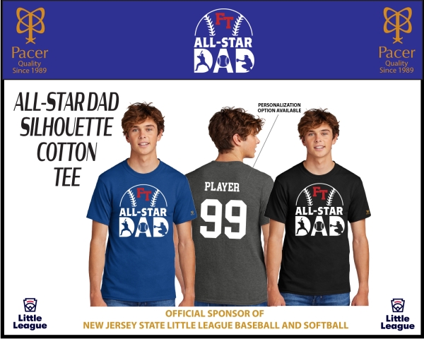 FTLL OFFICIAL ALL-STAR DAD SILHOUETTE COTTON TEE COLLECTION by PACER