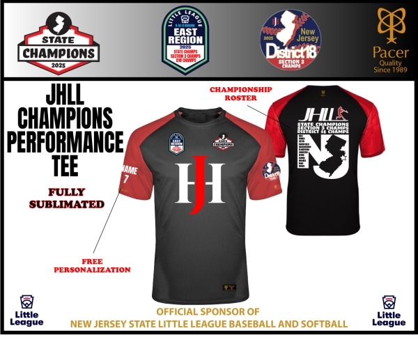 JHLL OFFICIAL CHAMPIONSHIP C-BLOCK ROSTER TEE by PACER