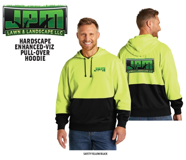 JPM HARDSCAPE ENHANCED VIZ PULL-OVER FLEECE HOODIE by PACER