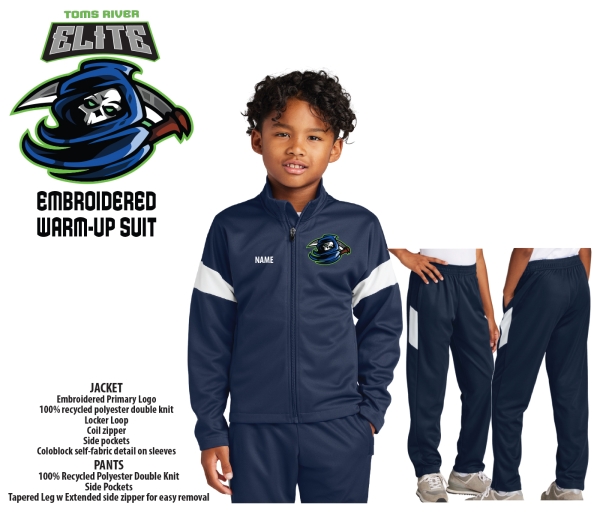 ELITE EMBROIDERED WARM-UP SUIT by PACER