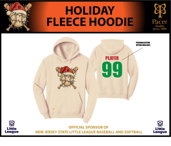 BLL HOLIDAY FLEECE HOODIE by PACER