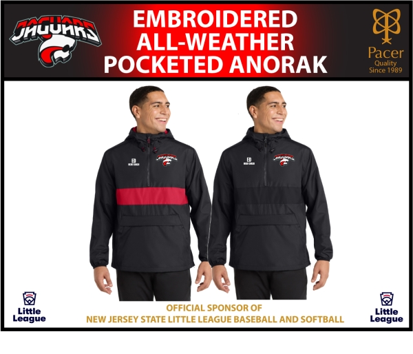 JYFC EMBROIDERED ALL-WEATHER POCKETED ANORAK by PACER