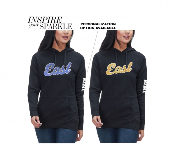 OFFICIAL GLITTER FLEECE PULL OVER HOODIE by PACER