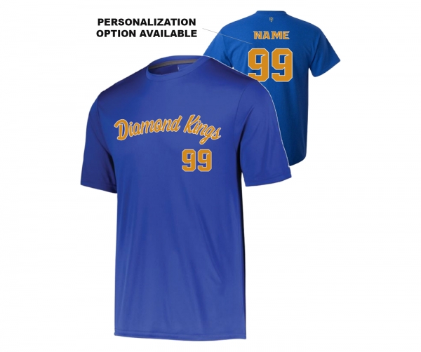 NJ DIAMOND KINGS OFFICIAL ON-FIELD PERFORMANCE SHORT SLEEVE BP JERSEY by PACER