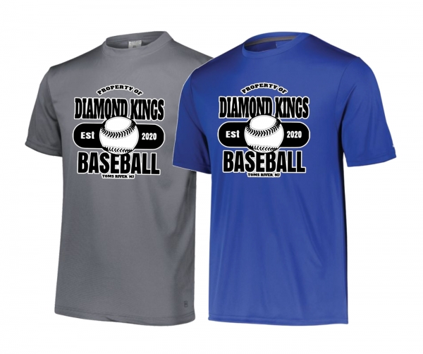 NJ DIAMOND KINGS ESTABLISHED PERFORMANCE SHORT SLEEVE TEE by PACER