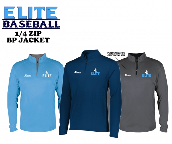 2021 JERSEY SHORE ELITE 1/4 ZIP LONG SLEEVE PERFORMANCE CAGE JERSEY  by PACER